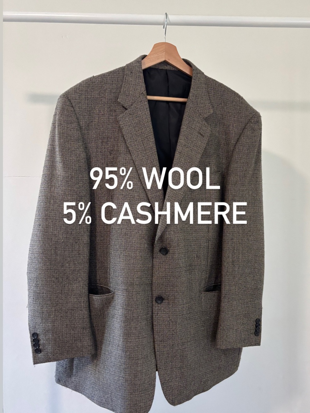 Men's Blazer | Wool & Cashmere | Size 44R